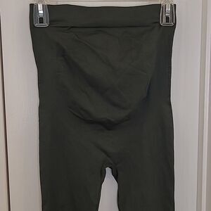 Blanqi Everyday Army Green Maternity Leggings Size Small